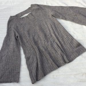 LC Lauren Conrad Laceup Swing Pullover